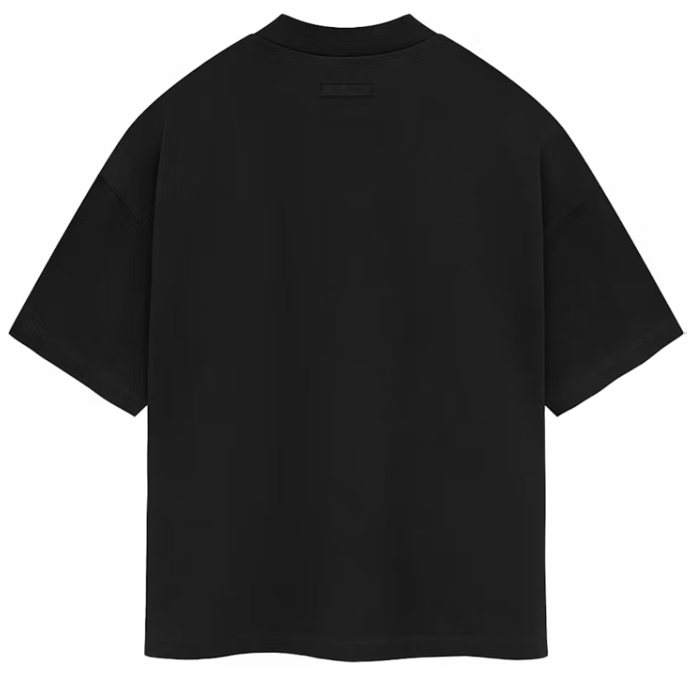 Camiseta Fear of God Essentials Heavy Jersey Crewneck Tee Jet Black