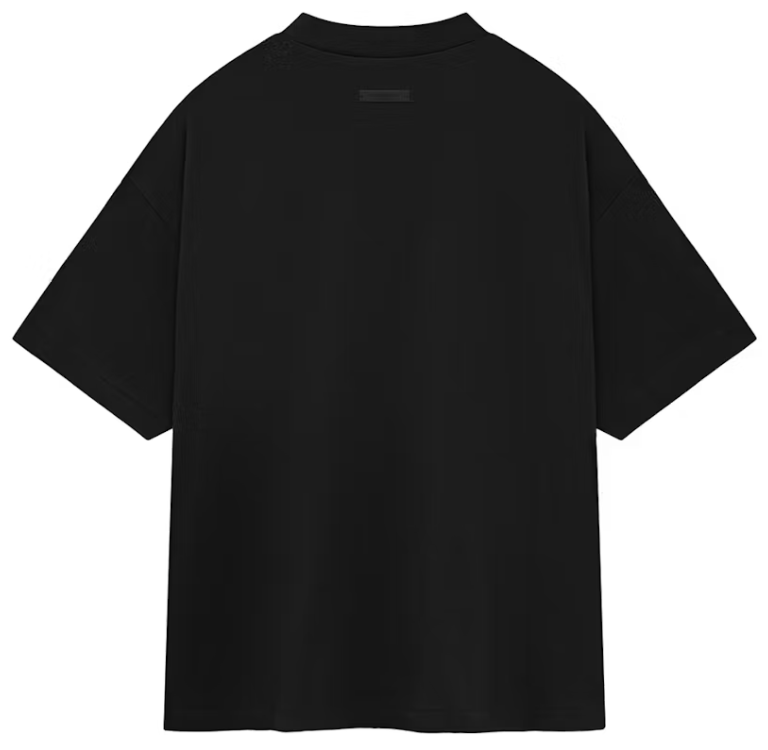 Camiseta Fear of God Essentials Jersey Crewneck Black