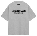 Camiseta Fear of God Essentials Jersey Crewneck Light Heather Gray