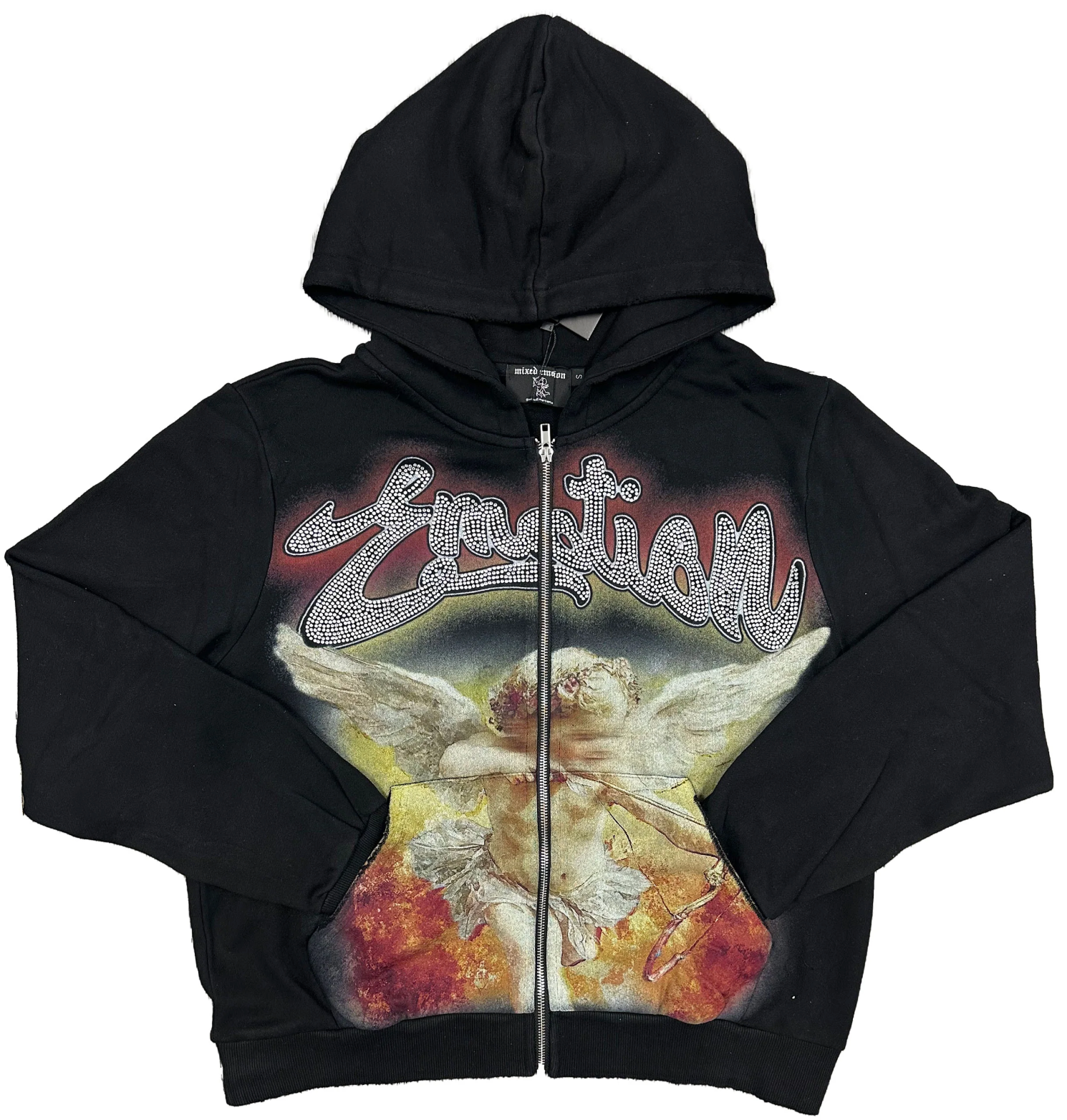 Campera Mixed Emotions Black “Rhinestone”