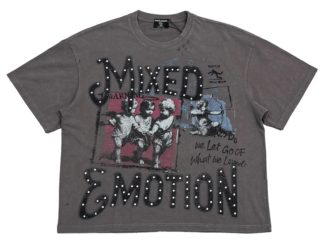Camiseta Mixed Emotions "Grey Friends"