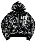 Campera Mixed Emotions "Black Graffiti"