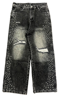 Pantalón Mixed Emotions Grey Stone Baggy Jeans