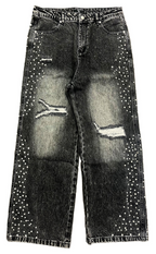 Pantalón Mixed Emotions Grey Stone Baggy Jeans