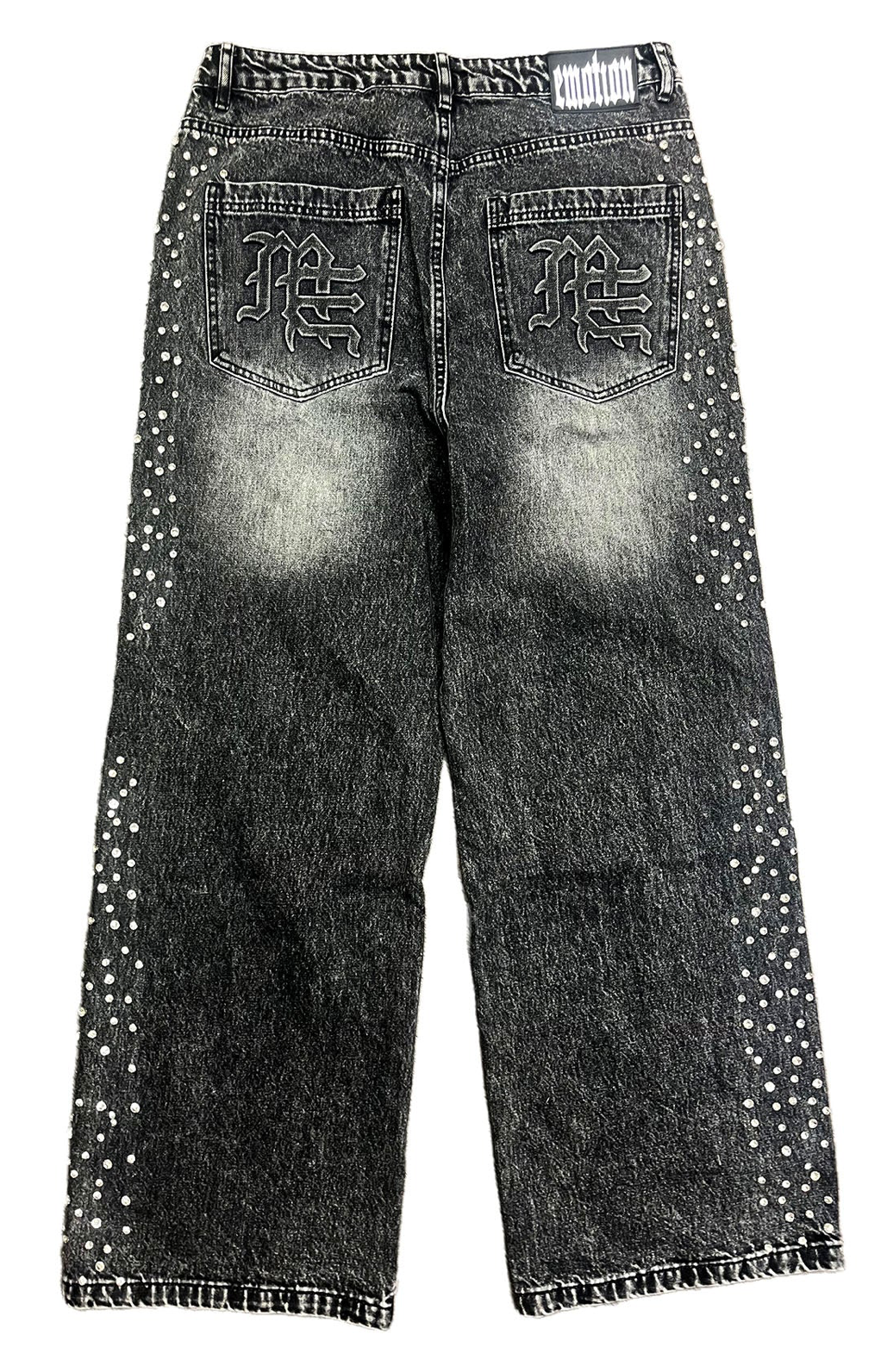 Pantalón Mixed Emotions Grey Stone Baggy Jeans