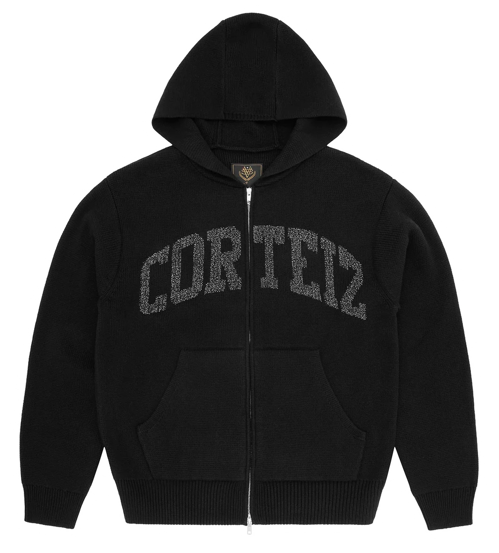 Campera Corteiz 3M College Knit Black