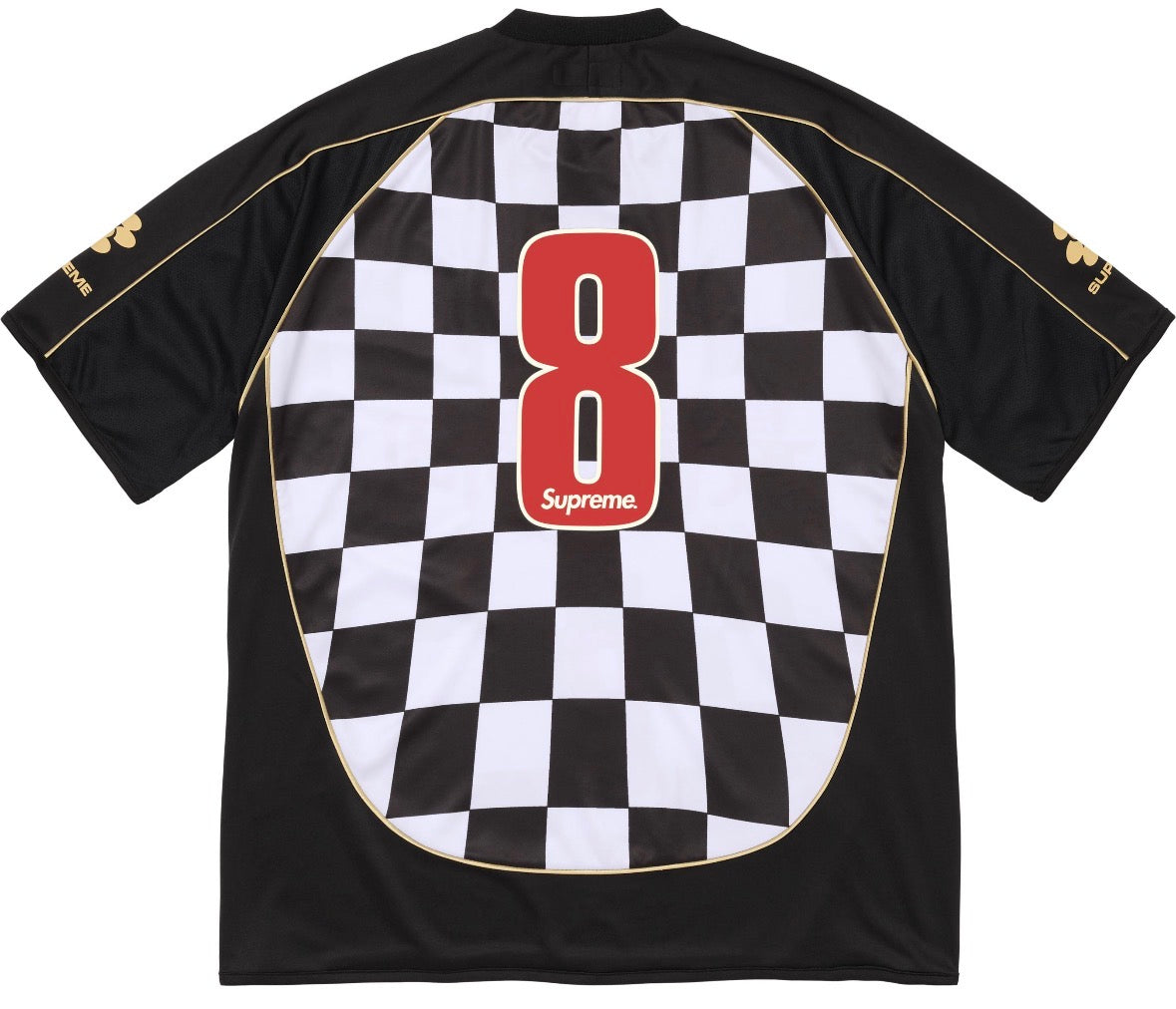 Jersey Supreme Checkerboard Soccer Black