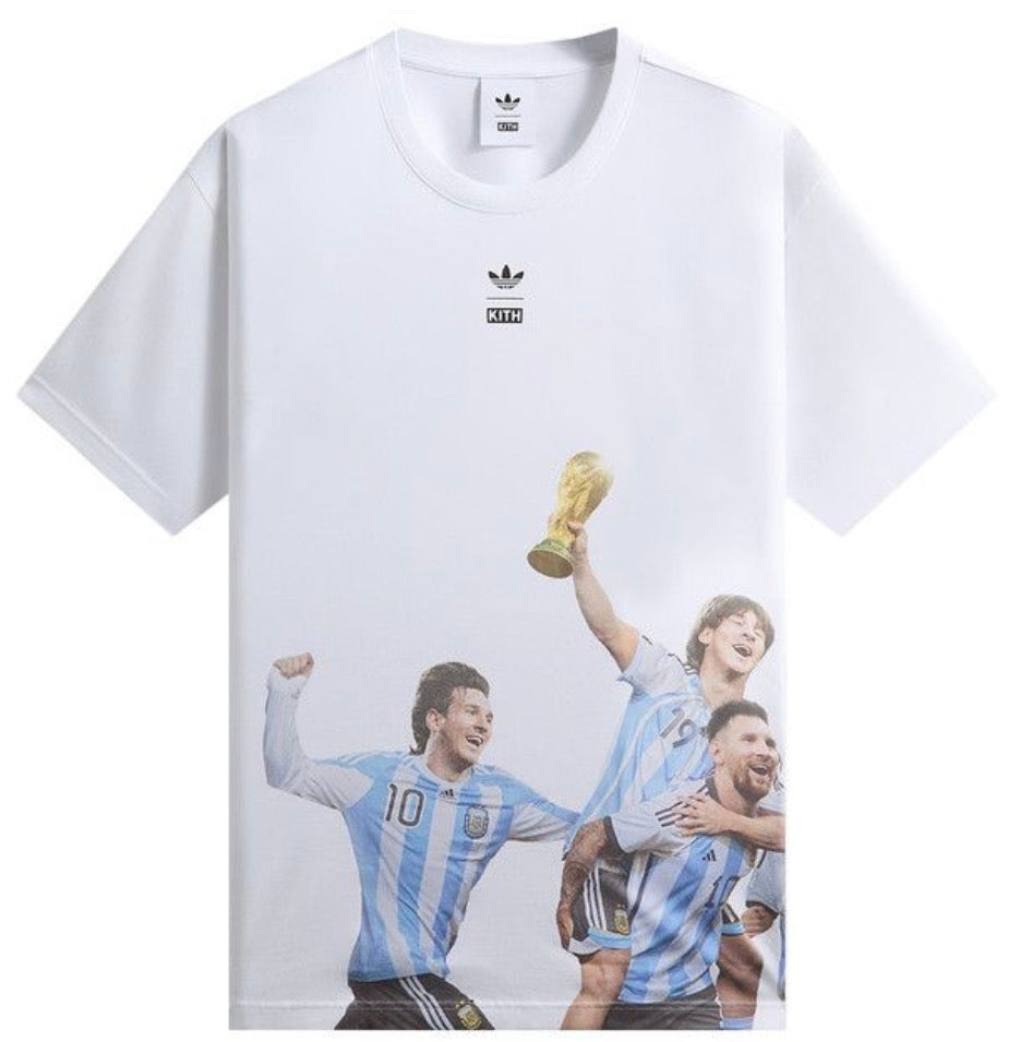 Camiseta Kith & Messi x Adidas World Cup Graphic White