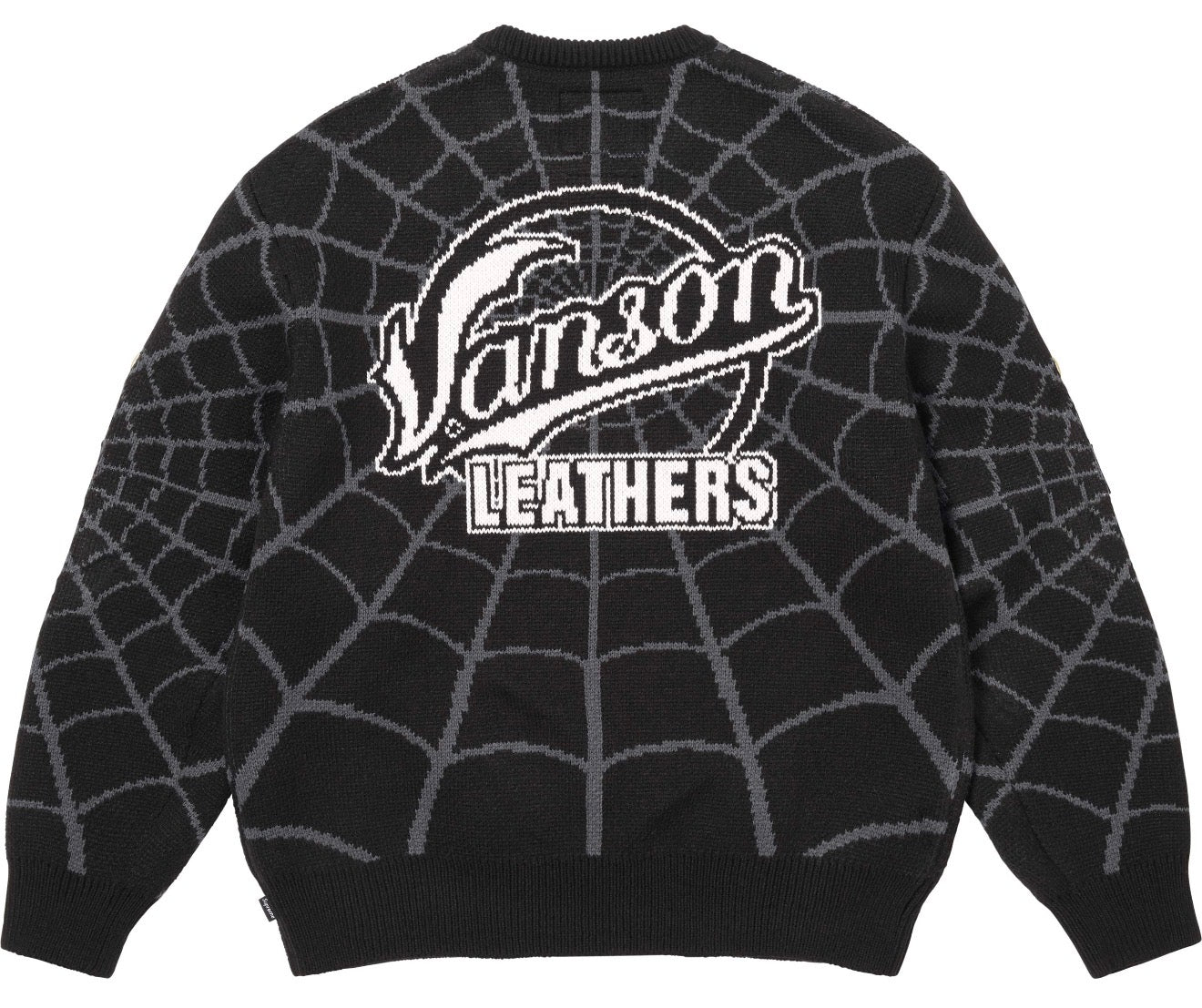 Buzo Supreme x Vanson Leathers x  Spider Man Black