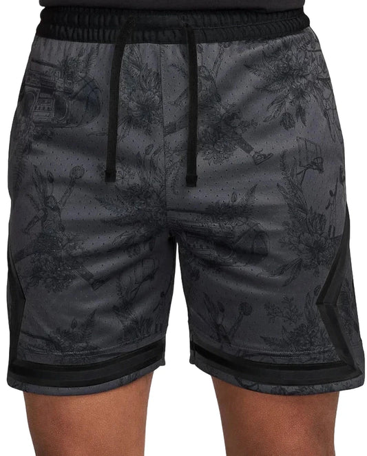 Short Jordan Diamond Dri Fit All Print Black
