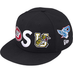 Gorro Supreme x New Era Mascots S Logo 59Fifty Fitted Black