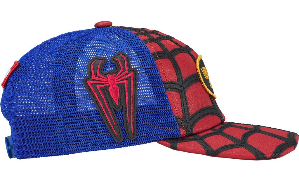 Gorro Supreme x Vanson Leathers x Spider-Man Mesh Back 6-Panel Red