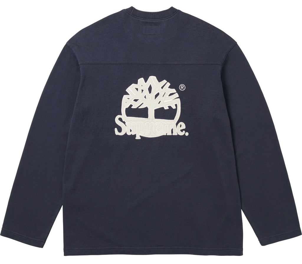 Camiseta Manga Larga Supreme X Timberland Football Navy