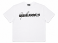 Camiseta Desir Amour Rhinestone Logo White