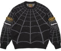 Buzo Supreme x Vanson Leathers x  Spider Man Black