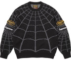 Buzo Supreme x Vanson Leathers x  Spider Man Black
