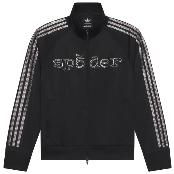 Campera Sp5der Rhinestone Track Black