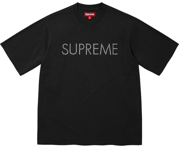 Camiseta Supreme Hearts Studded S/S Top Black