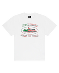 Camiseta Denim Tears X Corteiz Og Alcatraz White
