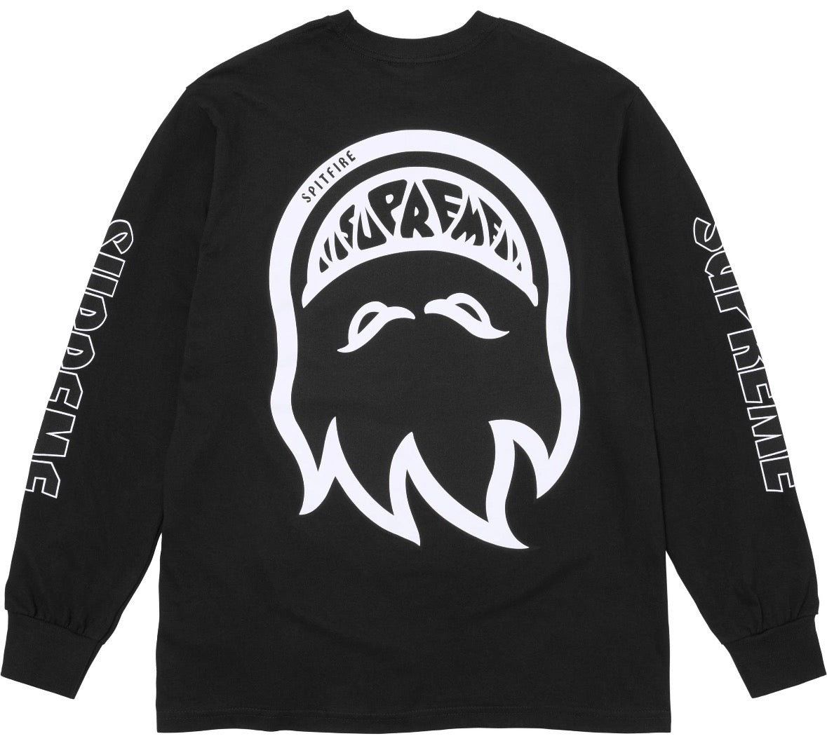 Camiseta Supreme x Spitfire L/S Black