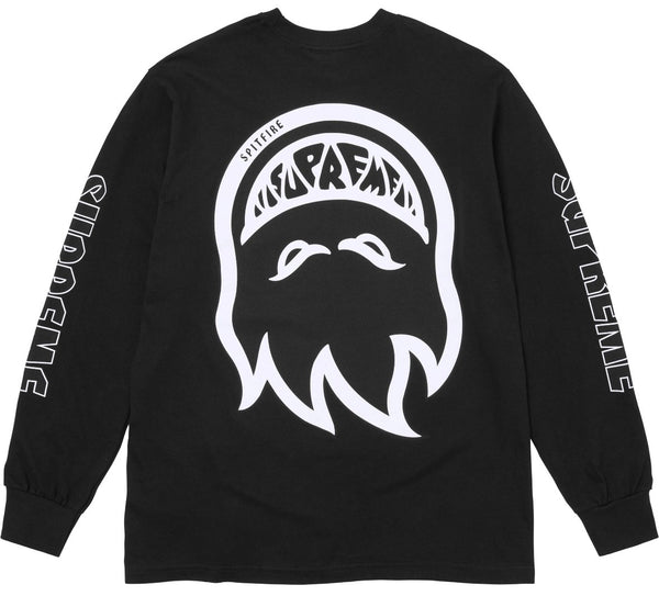 Camiseta Supreme x Spitfire L/S Black
