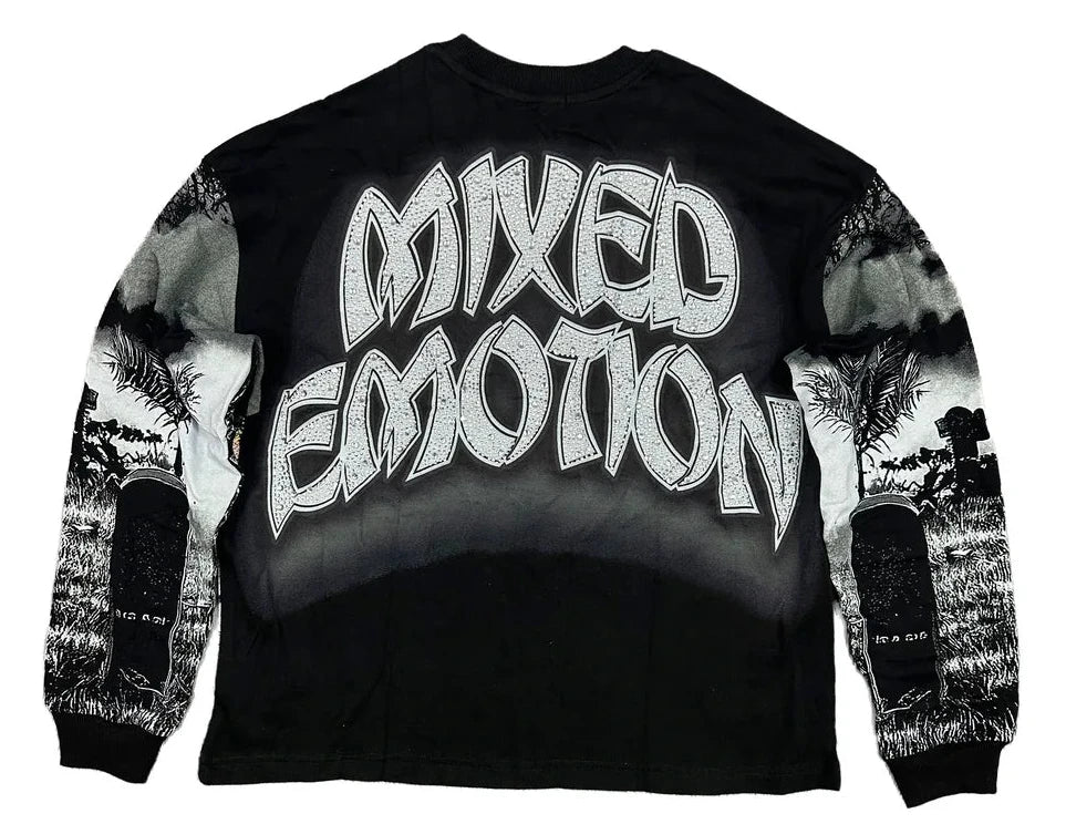 Camiseta Manga Larga Mixed Emotions Tombstone