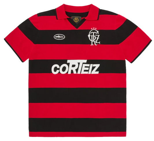 Camiseta Corteiz Striped Knit Jersey Red