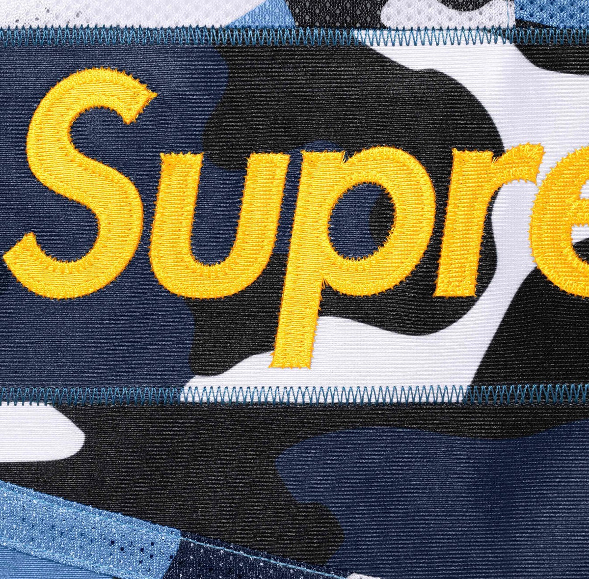 Jersey Supreme x Nike Football Blue Camo