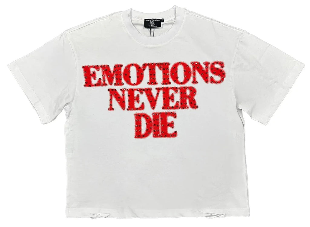 Camiseta Mixed Emotions Red End Rhinestone