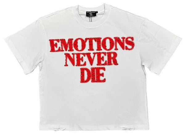Camiseta Mixed Emotions Red End Rhinestone