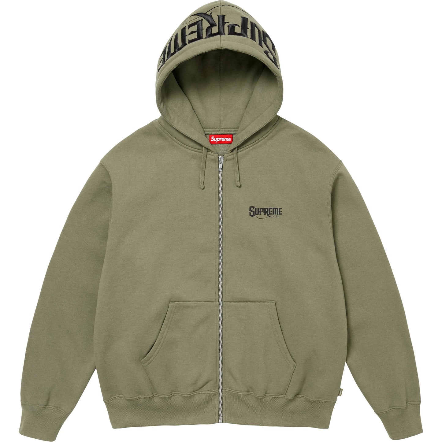 Campera Supreme Zip Up Mister Cartoon Light Olive