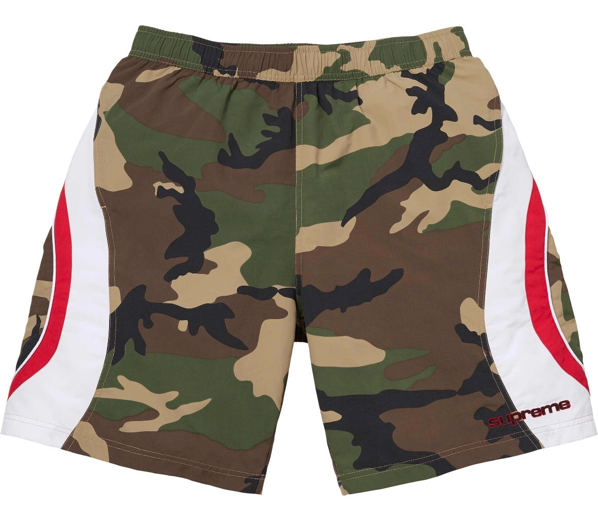 Short Supreme Paneled Water Short Woodland Camo