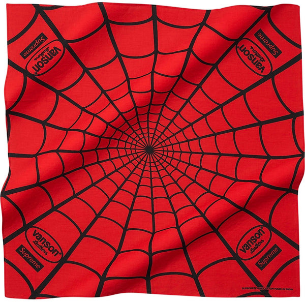 Bandana Supreme x Vanson Leathers x Spider Man Red