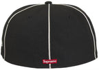 Gorro Supreme x New Era Piping Script Logo Black