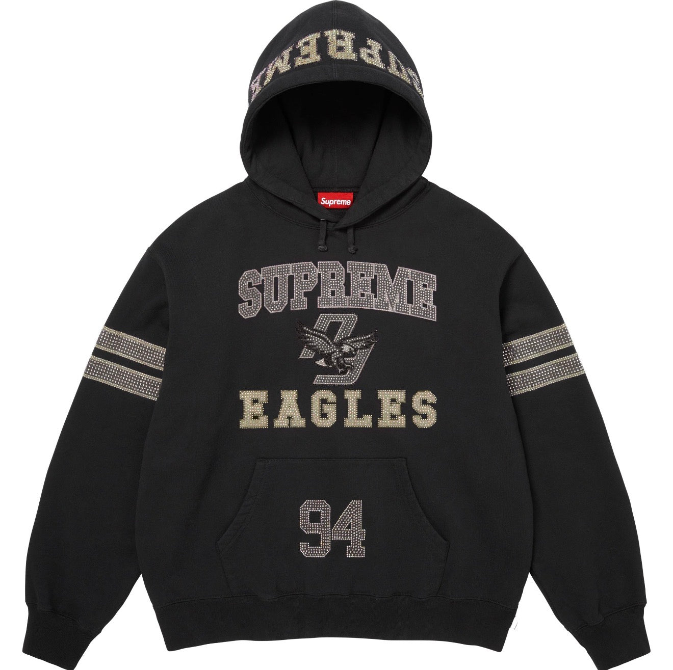 Canguro Supreme Rhinestone Eagle Black