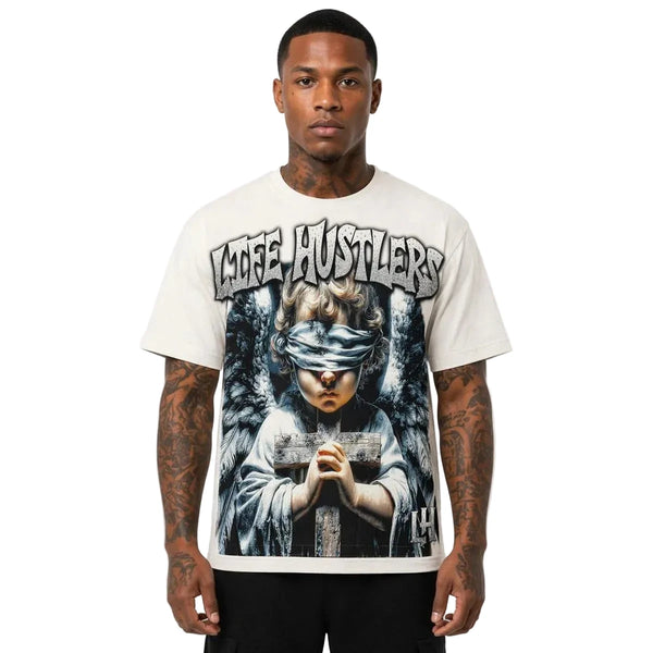 Camiseta Life Hustler Pray White