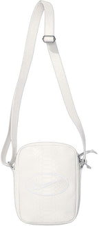 Supreme X Nike Leather Shoulder Bag White