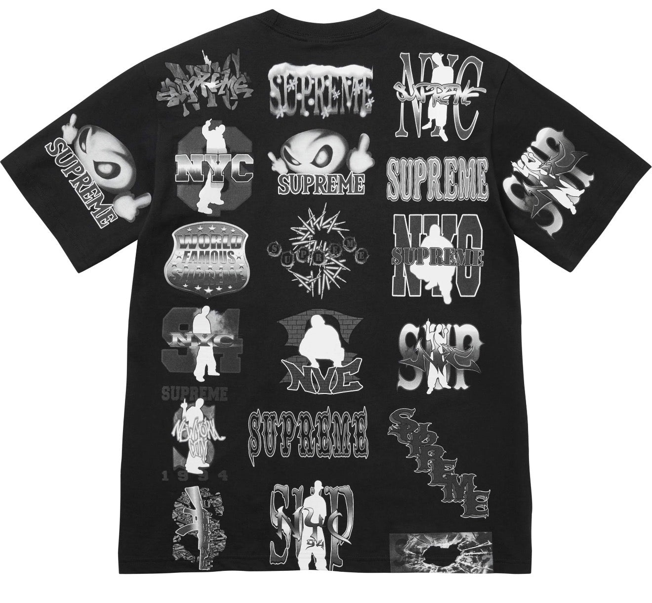 Camiseta Supreme Flash Black