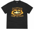 Camiseta Corteiz Santan Alcatraz Black Orange