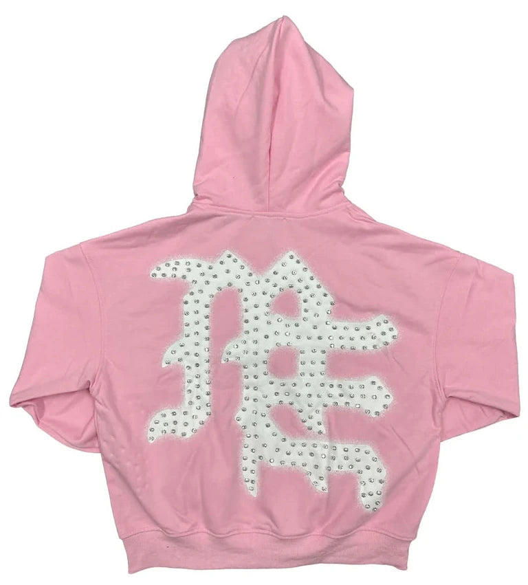 Campera Mixed Emotions End Rhinestone Pink