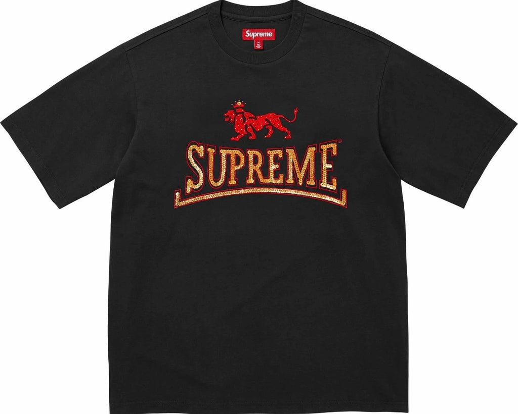 Camiseta Supreme Milan Sequin Black