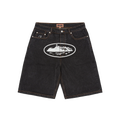 Short Corteiz Island Denim Short Washed Black