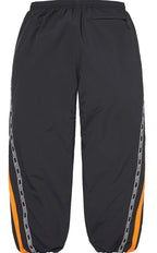 Pantalon Supreme Logo Taping Track Orange