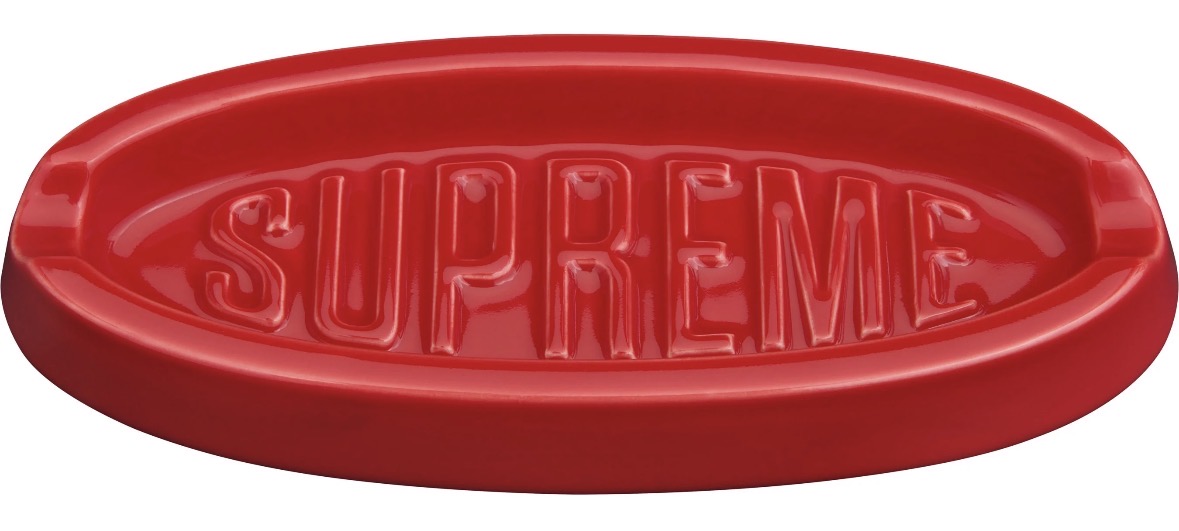 Supreme Oval Tray Red
