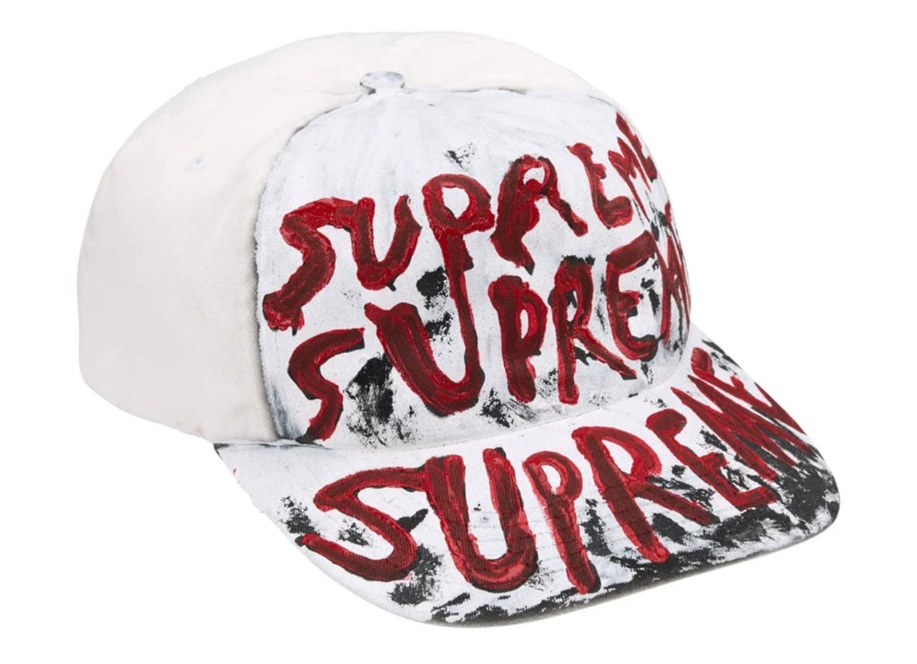 Gorro Supreme Painted 5-Panel White