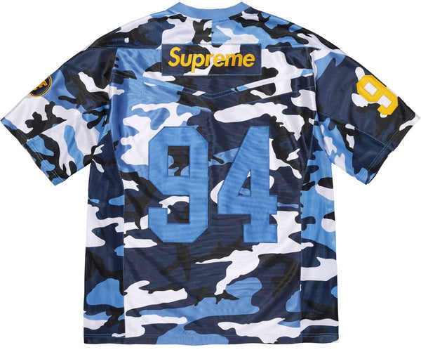 Jersey Supreme x Nike Football Blue Camo