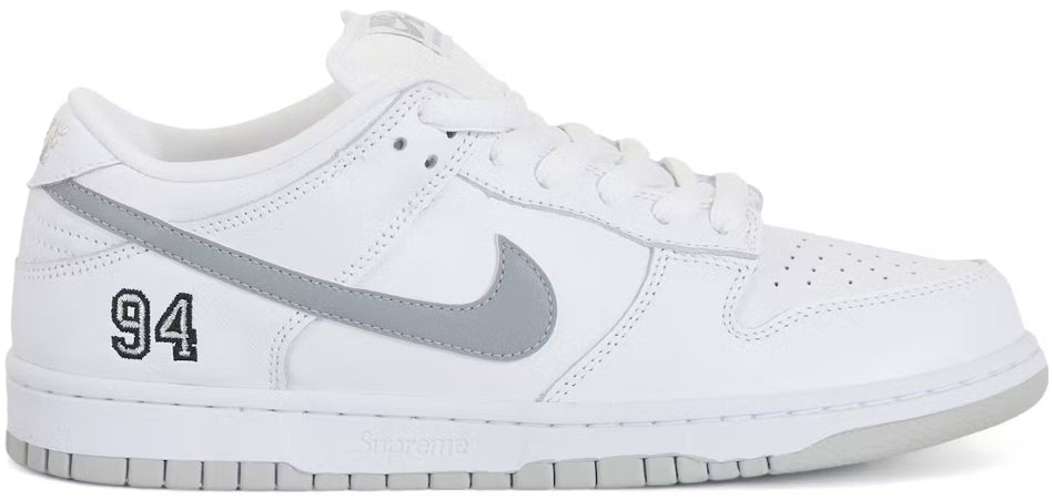 Nike Sb Dunk Low Supreme 94 White