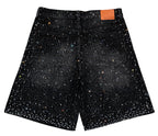 Short Paradise Lost Washed Bling Black