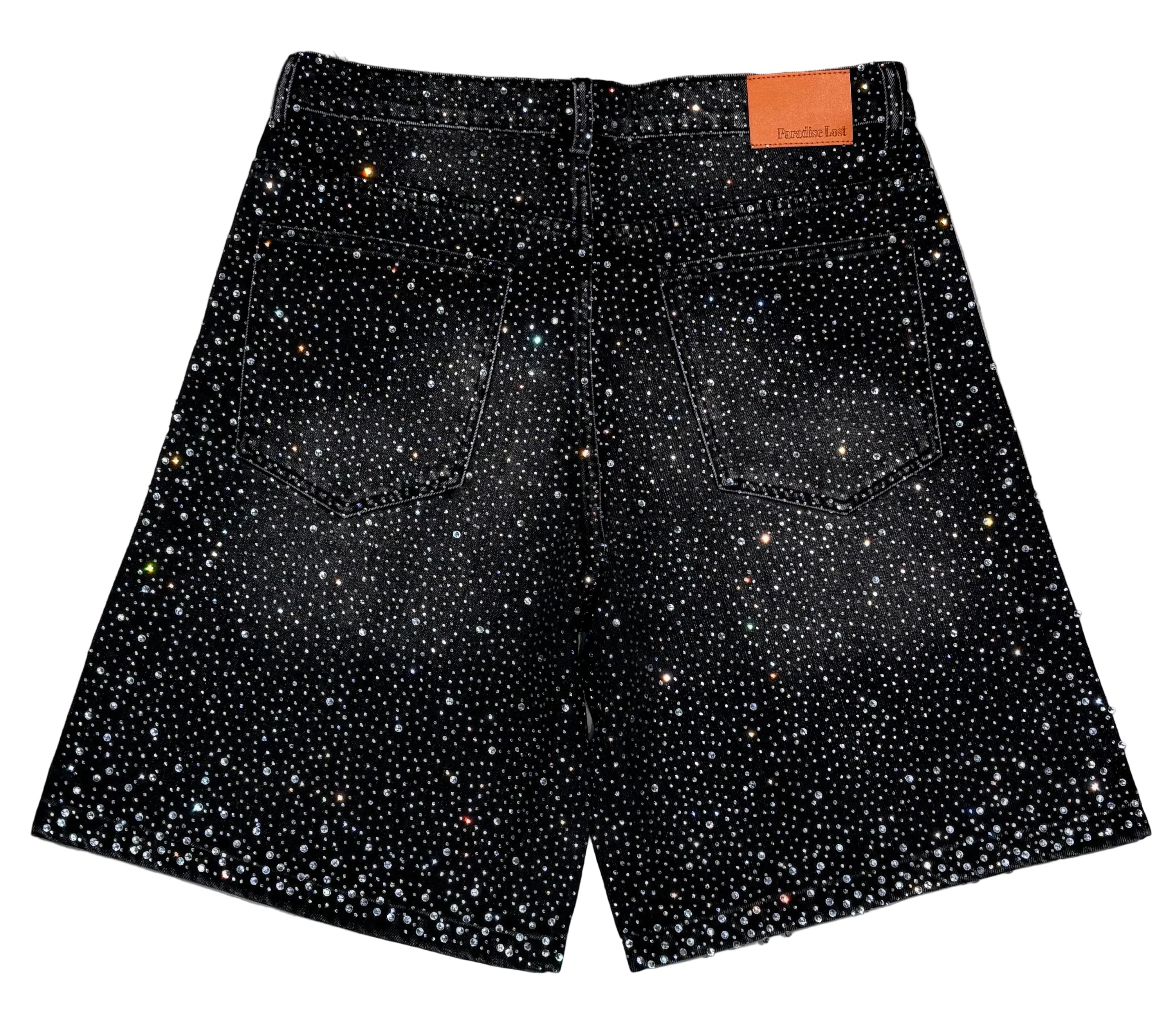 Short Paradise Lost Washed Bling Black