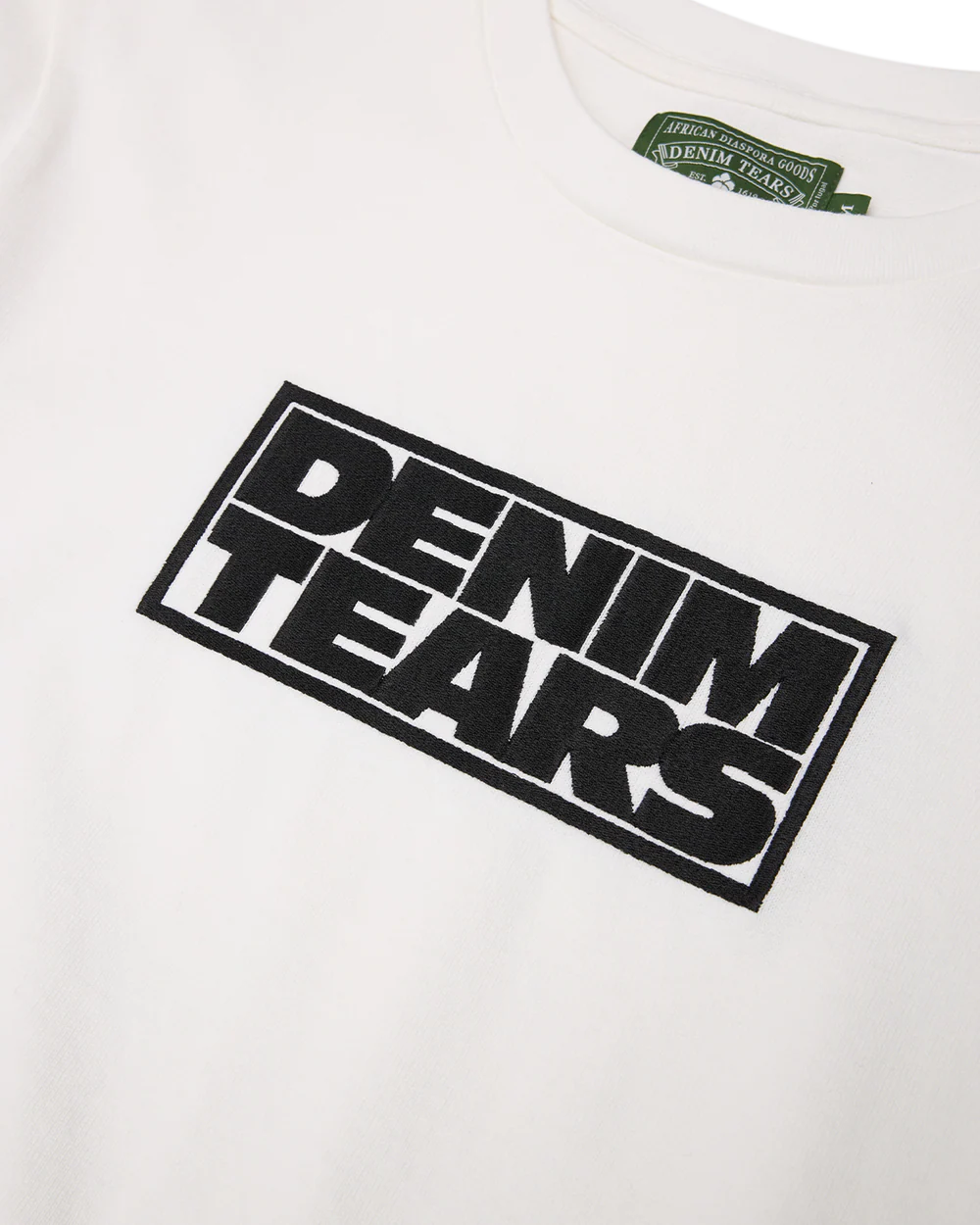 Camiseta Denim Tears FW25 Box Logo White